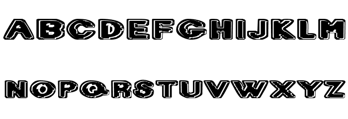 Dr. Creep Font LOWERCASE