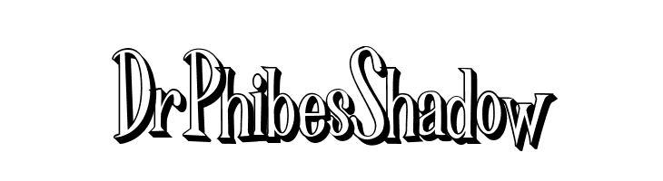 Dr Phibes Shadow   baixar fontes gratis