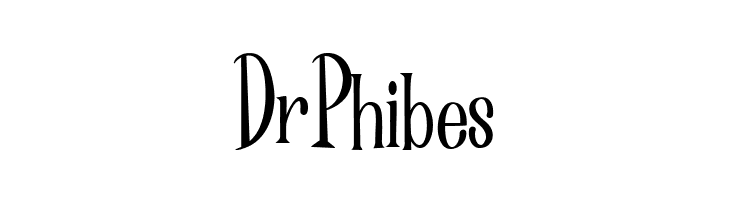 Dr Phibes  नि: शुल्क फ़ॉन्ट्स डाउनलोड
