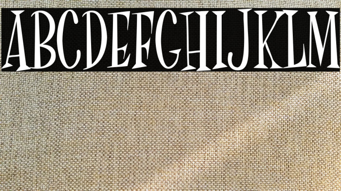 Dr Phibes Font examples