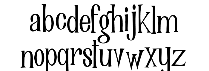 Dr Phibes Font LOWERCASE