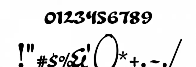 Dr Sugiyama Regular Font OTHER CHARS