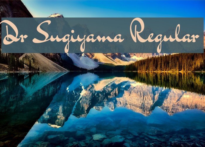 Dr Sugiyama Regular Example 2