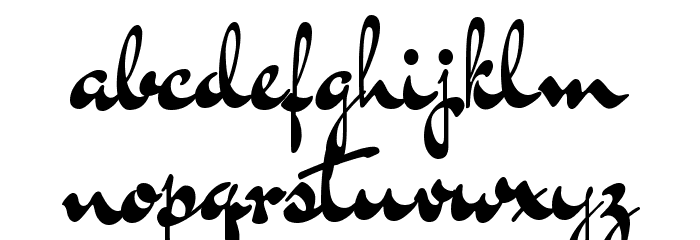 Dr Sugiyama Regular Font LOWERCASE