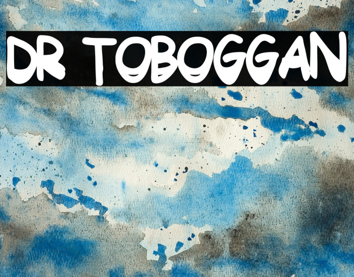 Dr Toboggan Font examples