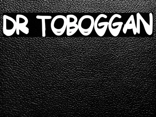 Dr Toboggan Font examples