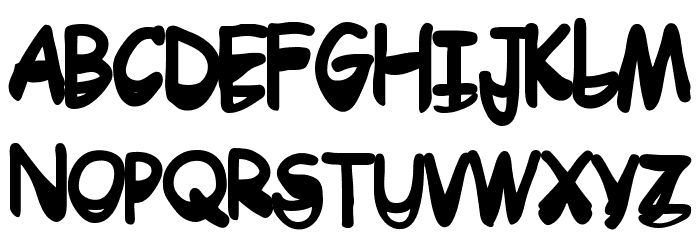 Dr Toboggan Font LOWERCASE