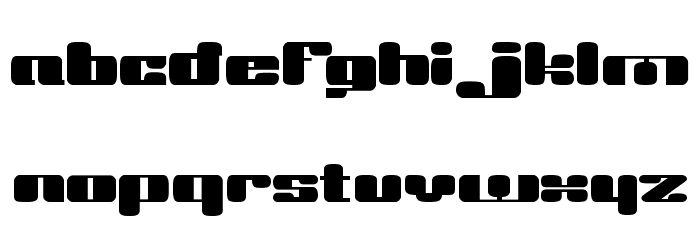 Dr. Vinyl Font LOWERCASE