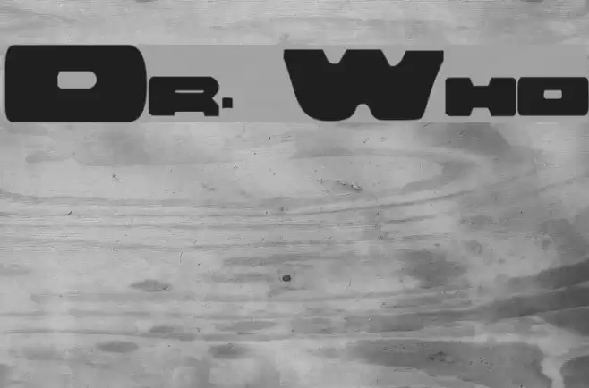 Dr. Who خط examples