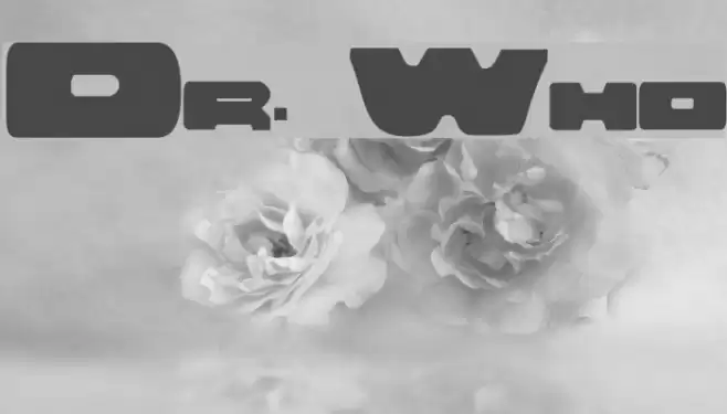 Dr. Who خط examples