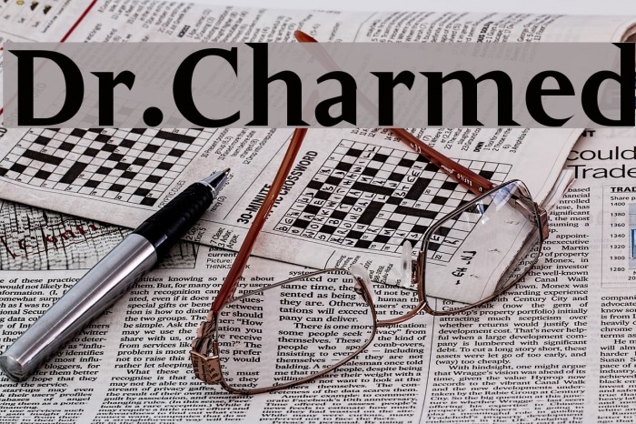 Dr.Charmed Font examples