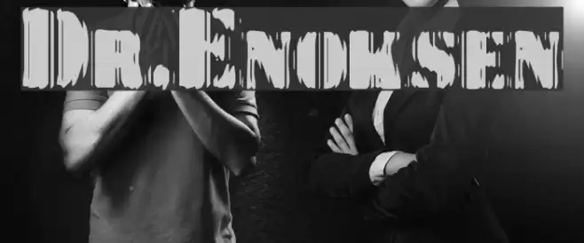 Dr.Enoksen Font examples