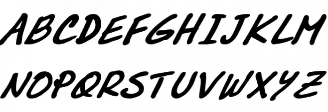 Dr.Marz Bold italic Шрифта ВЕРХНИЙ
