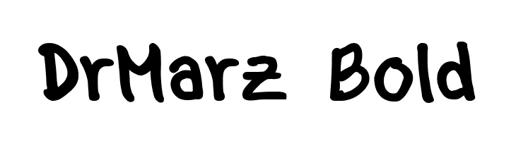 DrMarz Bold 字体