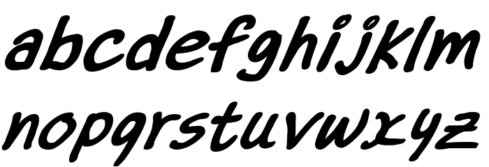 DrMarz Bold Font LOWERCASE
