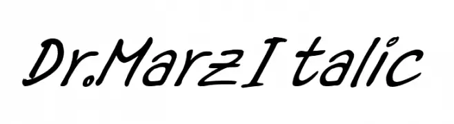 Dr.Marz Italic  नि: शुल्क फ़ॉन्ट्स डाउनलोड