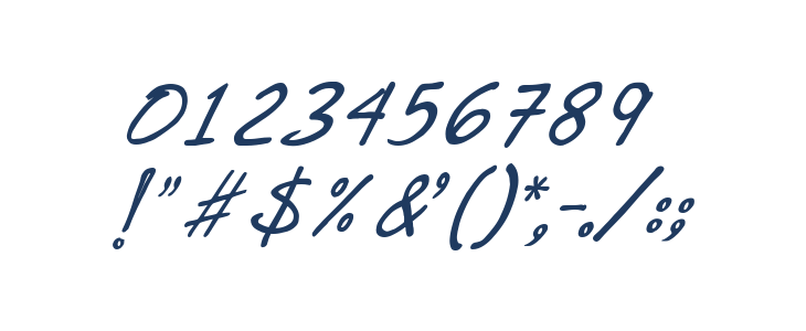 Dr.Marz Italic Other Characters