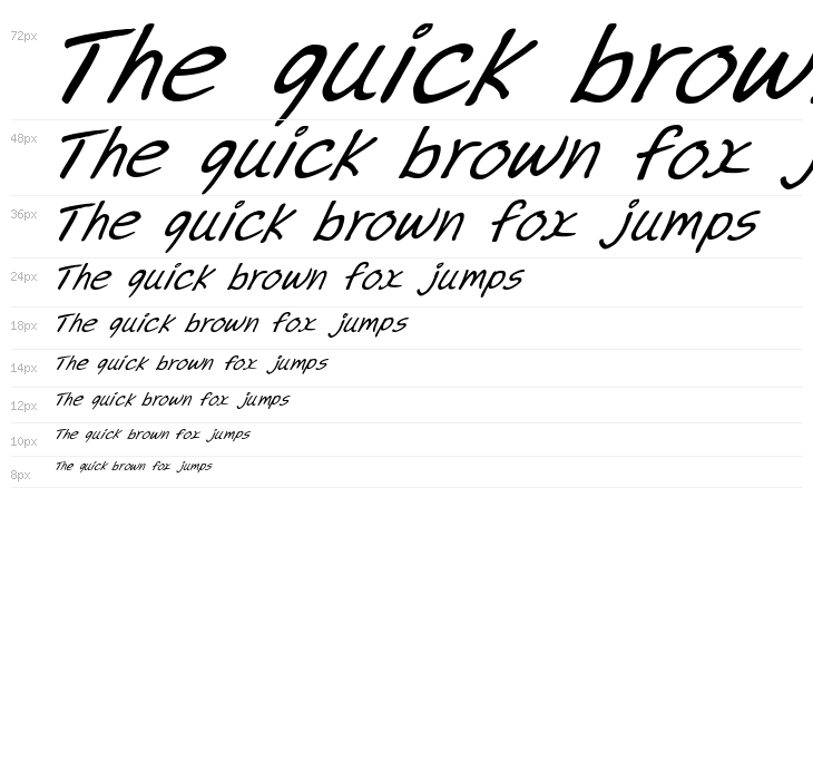 Dr.Marz Italic Waterfall