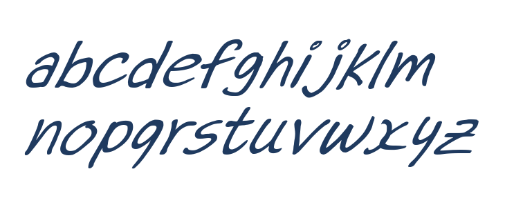 Dr.Marz Italic Lowercase