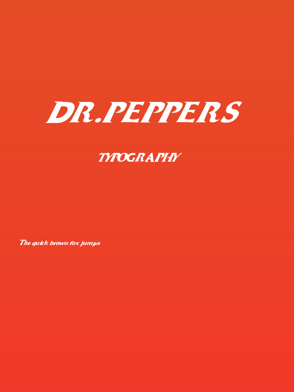 Dr.Peppers Poster