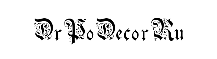 DrPoDecorRu Font