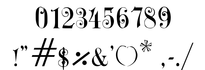 DrPoDecorRu Font OTHER CHARS