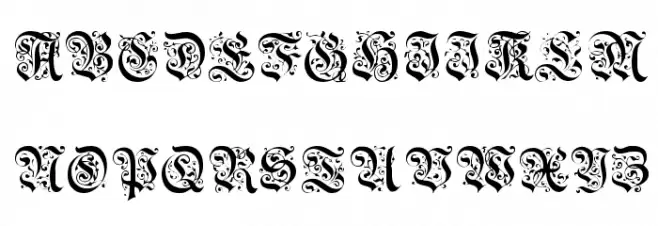 DrPoDecorRu Font UPPERCASE
