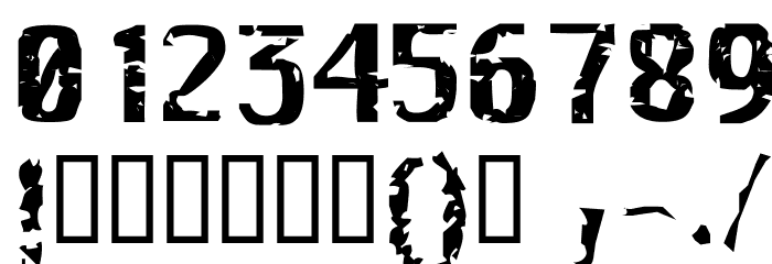 DrSchiwago フォント その他の文字