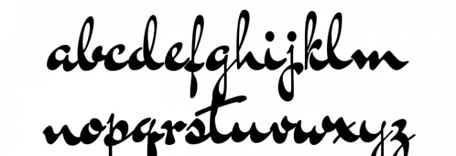 DrSugiyama-Regular Schriftart Kleinbuchstaben