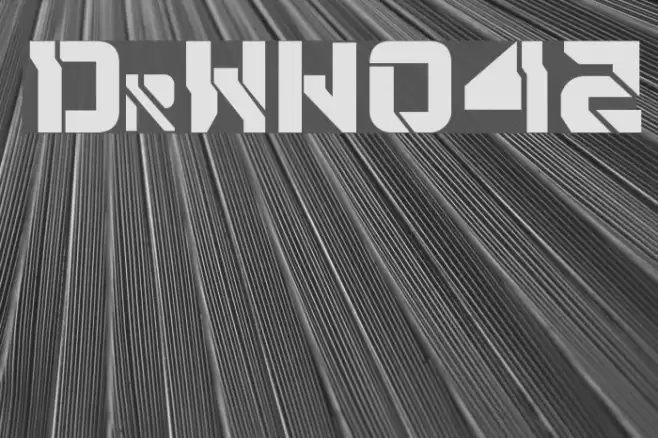 DrWHO42 Font examples