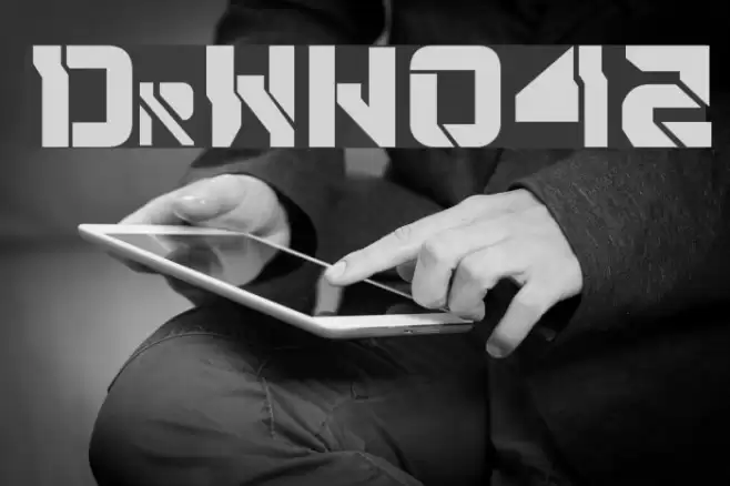 DrWHO42 Font examples