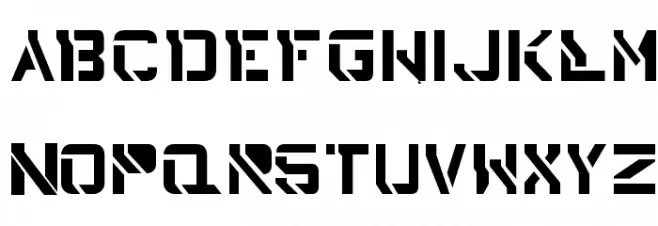 DrWHO42 Font LOWERCASE