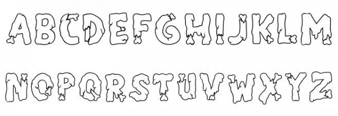 Dr.Ziemboz 2 Schriftart Kleinbuchstaben