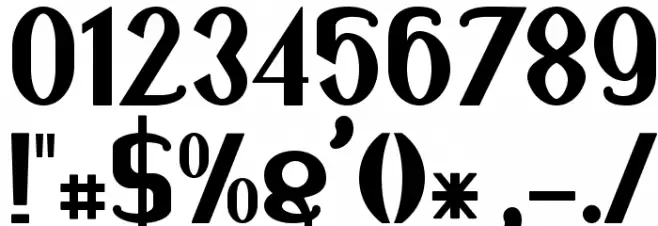 Drabe Font OTHER CHARS