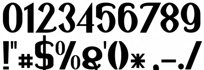 Drabe Font OTHER CHARS