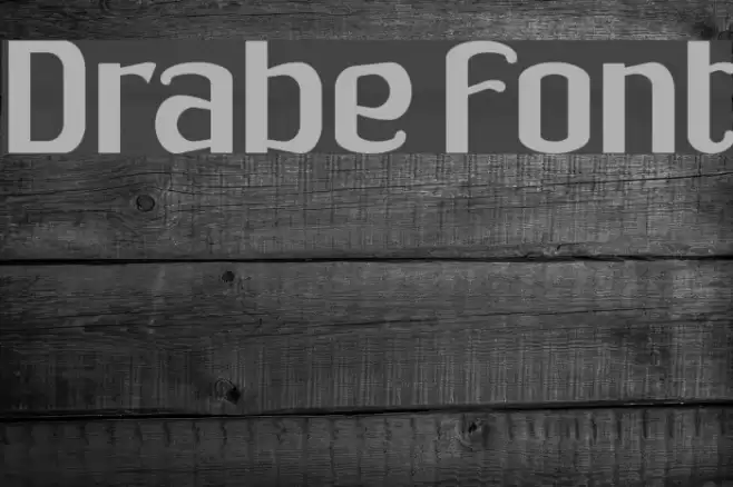 Drabe Font examples