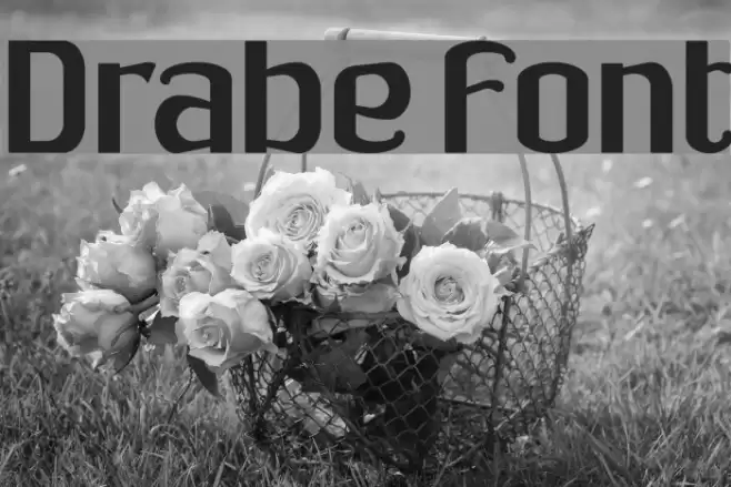 Drabe Font examples