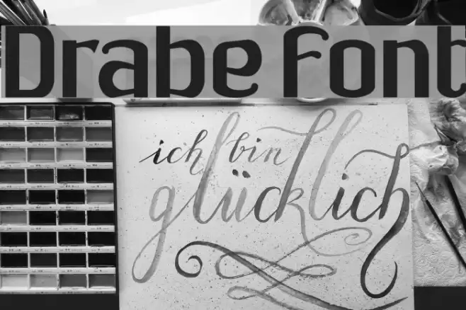 Drabe Font examples
