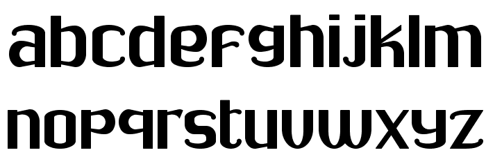 Drabe Font LOWERCASE
