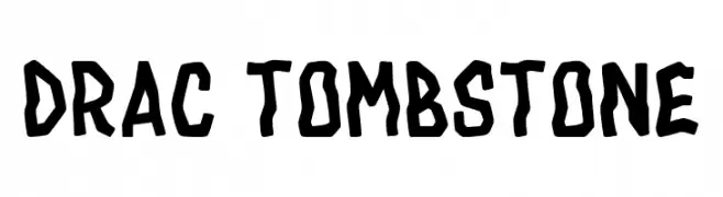Drac Tombstone  baixar fontes gratis