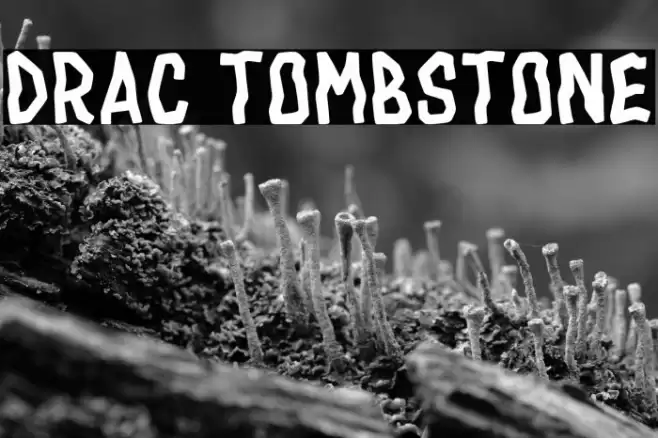 Drac Tombstone Font examples