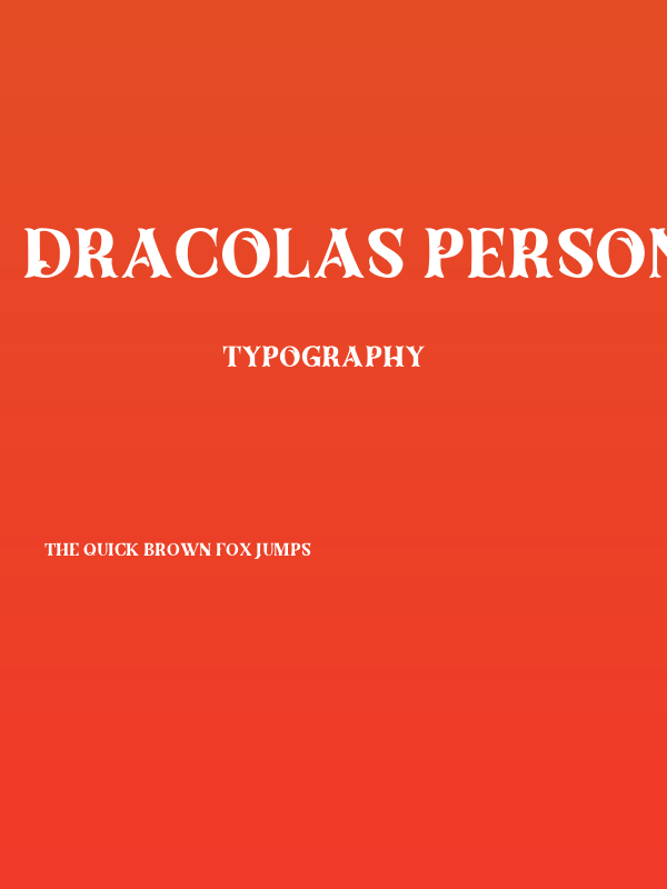Dracolas Personal Use Poster