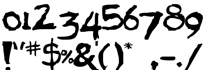 Draconian MicroLiner Font OTHER CHARS