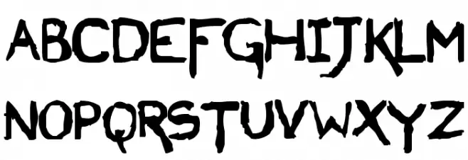 Draconian MicroLiner Schriftart Groß