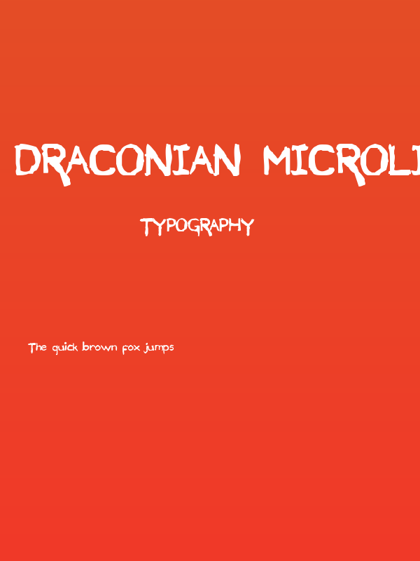 Draconian MicroLiner Poster