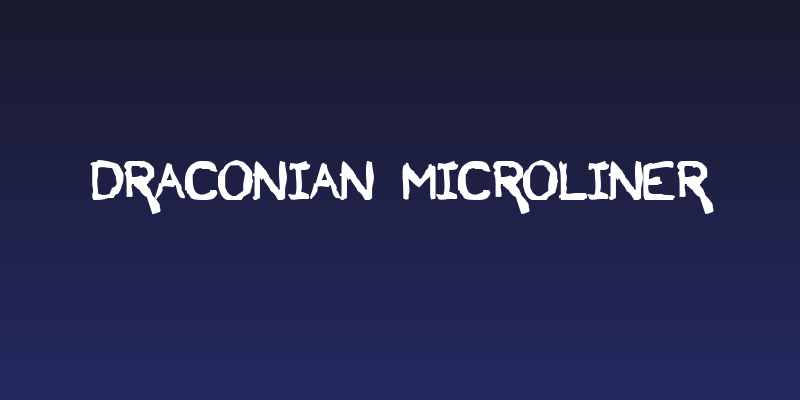 Draconian MicroLiner Social Header