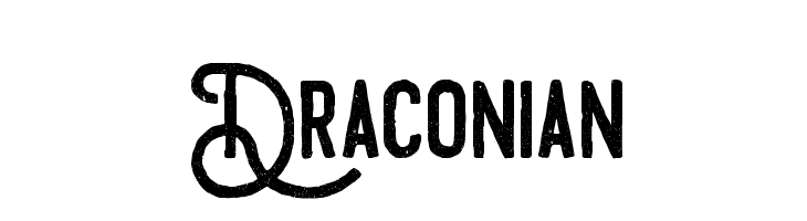 Draconian  Fuentes Gratis Descargar