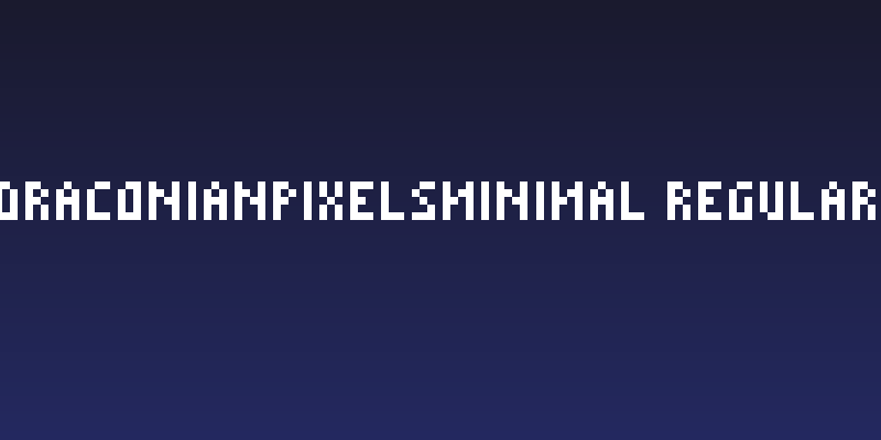 DraconianPixelsMinimal Regular Social Header
