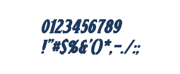 Draconis Bold Italic Other Characters