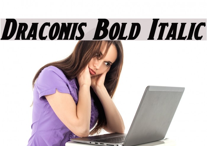 Draconis Bold Italic Example 3